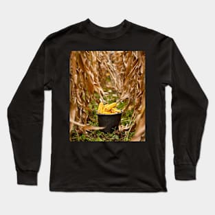 Bucket full of corn Long Sleeve T-Shirt